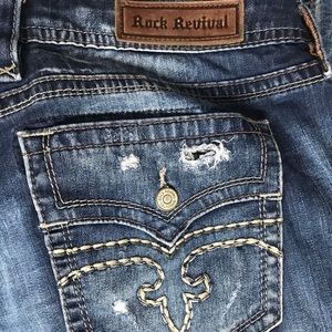 Women’s Size 36 Rock Revival Jeans. GUC